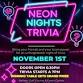 Neon Nights Trivia event image