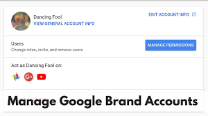 Go to your google account and select brand accounts from your google services on the google dashboard. Google For Your Business Organization Or Brand Manage Youtube And Google Brand Accounts