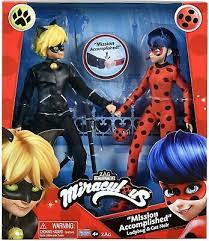 Miraculous Ladybug Cat Noir 2 Pack Playmates Exclusive Collector Set 2021 New Ebay