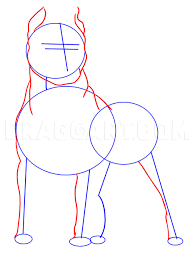 On either side of the figure, draw 3 dots in a triangle shape. How To Draw A Pitbull Step By Step Drawing Guide By Dawn Dragoart Com