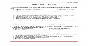 Saat ini tersedia 530 soal pilihan ganda dan 45 soal essay. Latihan Soal Uas Sia Pdf Pdf Document