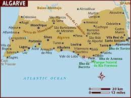 Map Of Algarve Faro Portugal Portugal Vacation Algarve Portugal