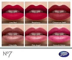 68 Right Boots No 7 Lipstick Colour Chart