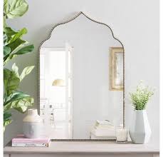 Black Bead Wood Arch Wall Mirror Kirklands Wall Mirrors Long Mirror Wall Mirror Decor
