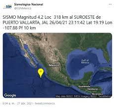 Temblor hoy en veracruz despierta a habitantes. Sismo Se Registra Temblor De 4 2 En Puerto Vallarta El Informador