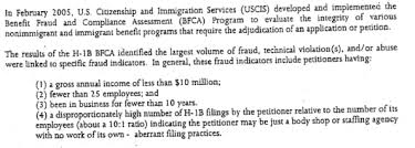 Uscis Uses This Checklist To Identify H1b Visa Fraud