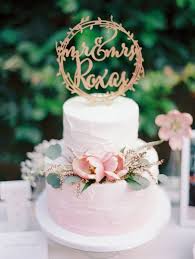 Pink And Gold Oahu Wedding Wedding Cake Toppers Wedding Cakes Vintage Pink Wedding Cake