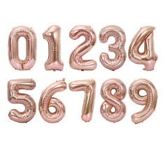 5 out of 5 stars. 40 Rose Gold Number Balloons Jumbo Number Balloons Etsy