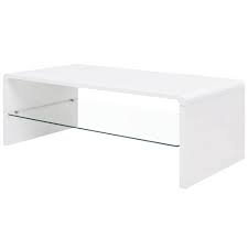 Very heavy coffee table made of glass blocks white office desk. High Gloss Coffee Table White
