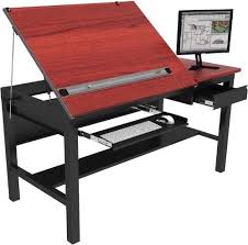 Amazon Com Freedom Drafting Table 72 X36 Black Frame Cherry Surface Drafting Table Desk Drawing Desk