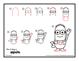 How To Draw A Minion Art For Kids Hub Minion Art Art For Kids Hub Drawing For Kids