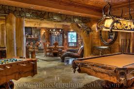 Bars And Games Rooms Log Home And Cabin Interiors Pioneer Log Homes Of Bc Log Home Interior Log Homes Log Home Interiors