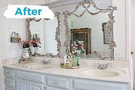 Nothing that a bit of caulk can't fix. 12 Clever Diy Mirror Ideas To Better Reflect Your Style Hometalk