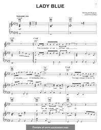Lady blue by leon russell. Lady Blue Von L Russell Noten Auf Musicaneo