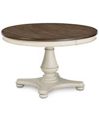 Furniture Barclay Expandable Round Dining Pedestal Table Reviews Furniture Macy S Round Pedestal Dining Round Pedestal Dining Table Round Dining Room Table