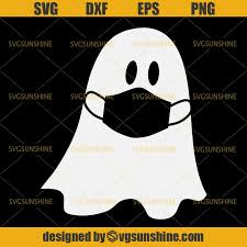 Download Boo Ghost Face Mask Svg 2020 Ghost Svg Quarantine Halloween Svg Boo Ghost Svg Dxf Eps Png Svgsunshine