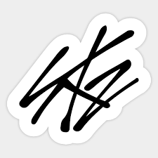 In the the letter 'k' in kids it look like there is the number '4'. Kpop Stray Kids Skz Logo Stray Kids Skz Sticker Teepublic