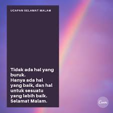 Kata Kata Ucapan Selamat Malam Terbaik Dengan Gambar Canva
