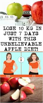 Lose 10 Kg In Just 7 Days With This Unbelievable Apple Diet Apple Diet Diet 10 Day Diet