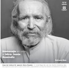 Porque la mejor manera de decir ¡GRACIAS! es con música. 🎶 La Secretaría  de Cultura del Municipio de Querétaro tiene el honor de invitarlos al  Homenaje en vida al Mtro. Jesús Reséndiz: “
