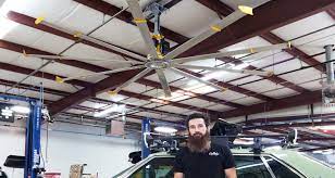 What is the price range for large ceiling fans? Gas Monkey Garage Uses Large Portable Fans Ceiling Fans By Big Ass Fans