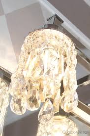 Diy Crystal Vanity Light Shades Cuckoo4design