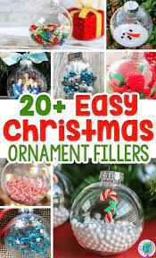 The main ingredients in these candies are insulation foam in a can, disposable plates and bowls, wrapping paper and paint. 20 Ways To Fill Clear Ball Christmas Ornaments
