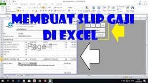 Berikut contoh slip gaji karyawan yang bisa diakses secara online: Cara Membuat Slip Gaji Di Excel Youtube