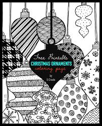 Make the outside of your house just as welcomin. Christmas Ornaments Adult Coloring Page U Create