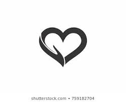 Heart Symbol Of Love And Valentine S Day Flat Black Icon Isolated On White Background Di 2020