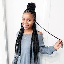 This hairstyle with ghana braids looks very cool from any side, as it gives new visions from different angles. African Hair Braiding 40 Totally Gorgeous Ghana Braids Hairstyles Beauty Haircut Home Of Hairstyle Ideas Inspiration Hair Colours Haircuts Trends