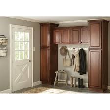Kitchen curtain ideas bay window. Hampton Bay Hampton Assembled 24x30x12 In Wall Kitchen Cabinet In Cognac Kw2430 Cog The Home Depot Home Home Remodeling Remodel