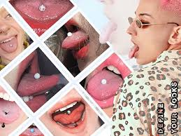 OUFER Body Piercing Tongue Bars G23 Solid Titanium Tongue Rings Shiny Clear  CZ Tongue Barbells 14G Tongue Piercing Jewellery Tongue Ring for Women Men  : Amazon.co.uk: Fashion