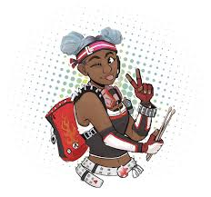 First Responder Lifeline Art I Did Apexlegends . ajay che, aka lifeline, isn't someone you would expect to find in the apex games. first responder lifeline art i did