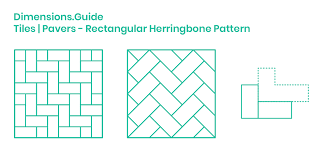 45 degree herringbone pattern with antique barrington brick. Rectangular Herringbone Pattern Dimensions Drawings Dimensions Com