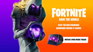 Check out when fortnite save the world will be free! Play The Dungeons Gamemode In Fortnite Save The World Before It Leaves Obtain A Free Music Track By Completing A Series Of Challenges Fortnitesavetheworld