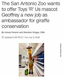 Fastest Toys R Us Giraffe Meme