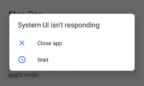 System Ui Isn T Responding Android Emulator React Native Error Solution