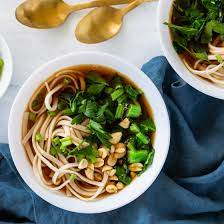 Vegetarian Japanese Udon Noodle Soup Recipe