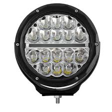 Primelux 1 Pcs 7 Inch Round Off Road Led Driving Light With Daytime Running Light Led Driving Lights Running Lights Led