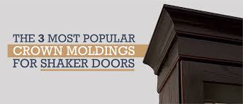 In this helpful and this is why you don't see shaker cabinet doors with decorative trimmings such as inlays or moldings. The 3 Most Popular Crown Moldings For Shaker Cabinet Doors Ruck Cabinet Doors