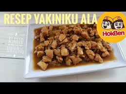 Resep yoshinoya di indonesia sudah disesuaikan dengan selera lokal. Cara Membuat Chicken Yakiniku Ala Hokben Youtube