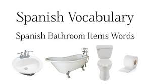common bathroom items words