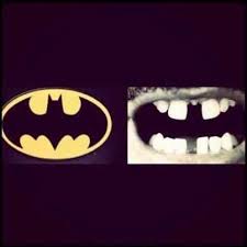 Q What Do You Call It When Batman Skips Church A Christian Bail Q What Position Did Bruce Wayne Play On His Little Le Dental Fun Bad Teeth Dental Humor