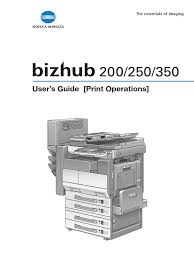 Minolta cf 5001 (service manual, parts list). Konica Minolta Bizhub 350 250 Um Print 2 0 0 Microsoft Windows Operating System