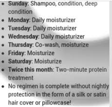 Hair Wash Schedule Natural Hair Styles Natural Hair Regimen Hair Regimen