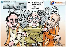 Ram Mandir Ke Sholay Pgurus Famed internet warrior @drgpradhan had observed yesterday about ram mandir and who were leading the effort in bjp, as shown below ram mandir ke sholay pgurus