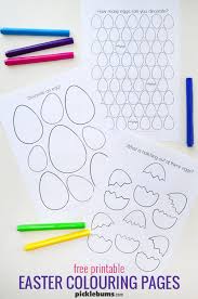 We adore coloring pages to print because they are a free activity that requires little set up and keeps kids using their imagination! Easter Colouring Pages Free Printable Picklebums