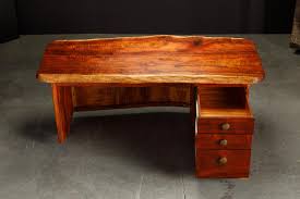 Yesterday i shared with you the photographs of our recently completed desk for david. Craftsman Studio Desk With Double Live Edge Koa Wood Slabs 1970s For Sale At 1stdibs
