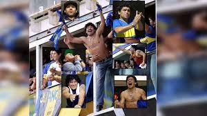 La soirée de samedi a été folle pour les aficionados de boca juniors, puisque le club de buenos aires a été sacré. Maradona En El Palco De La Bombonera Copalibertadores